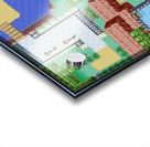 Pixel Map game Acrylic print
