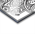 mandala drawing hamsa hand Acrylic print