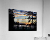 sunset landscape colors Acrylic Print