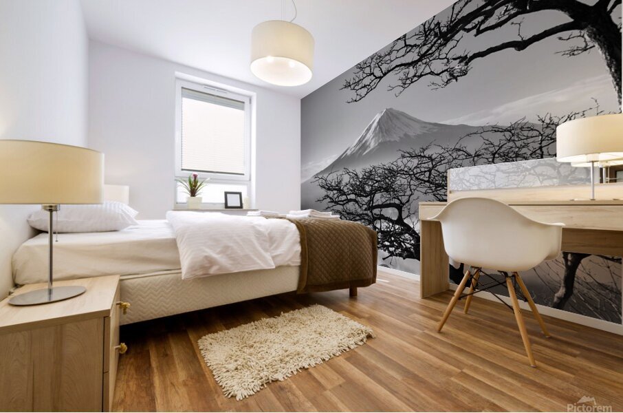 japan uji maountain nature Mural print