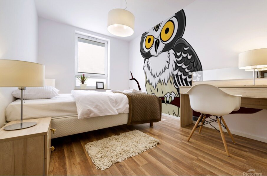 bird owl Mural print
