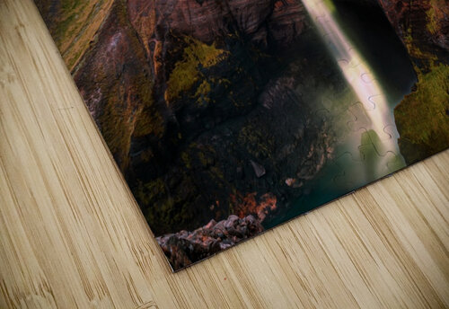 waterfall cascade mountains cliffs Adriart puzzle