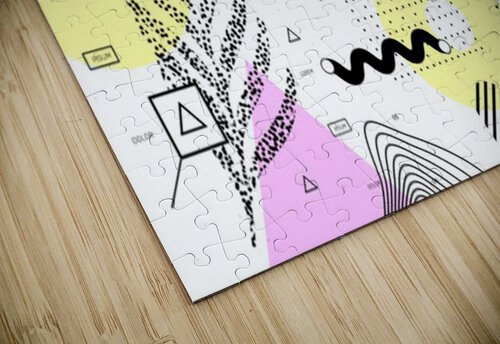 graphic design geometric background Adriart puzzle