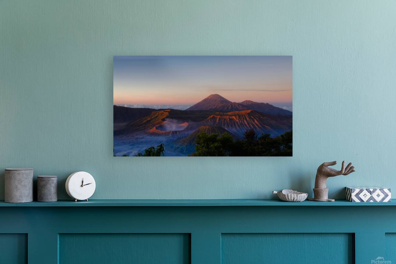 mountains volcano landscape Reproduction