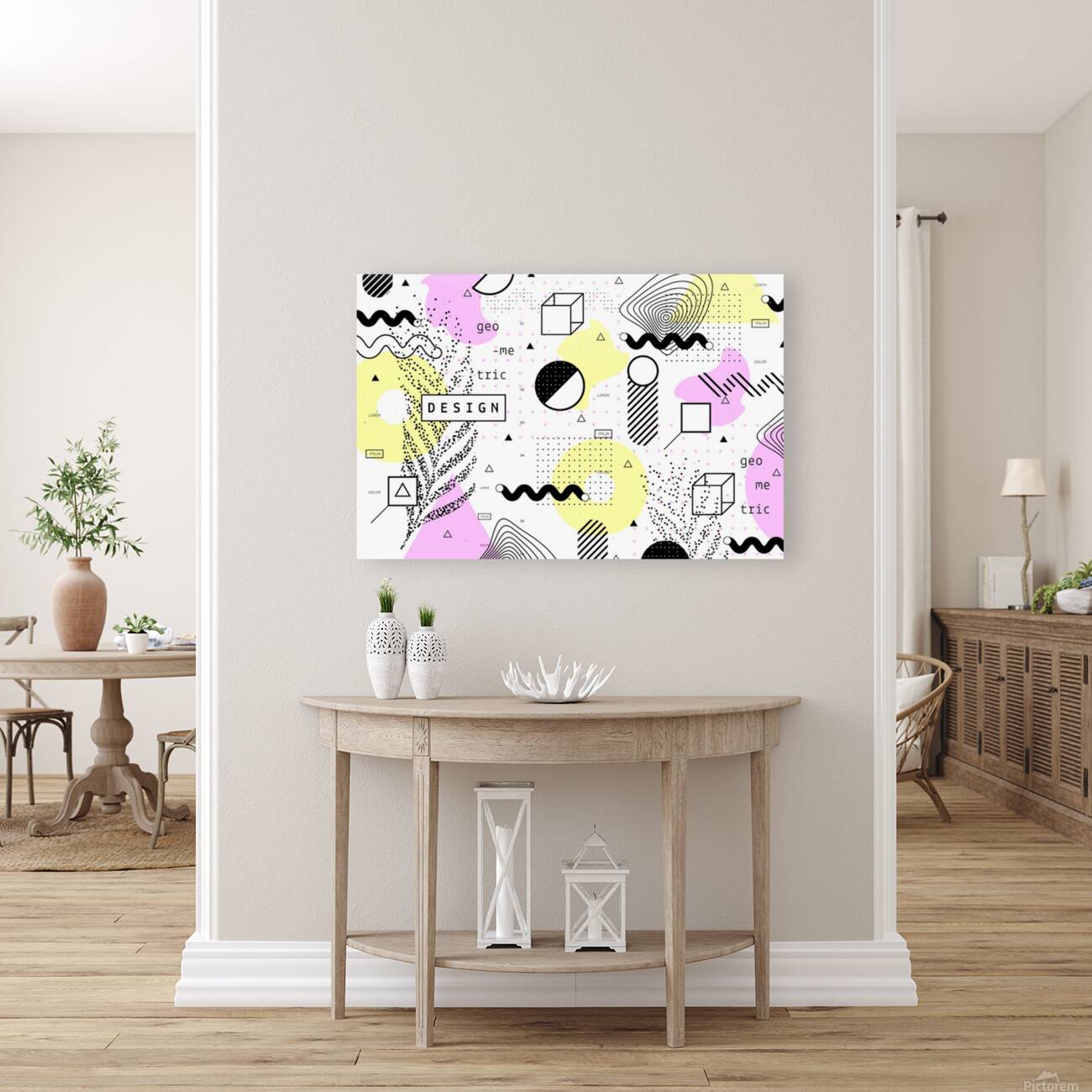 graphic design geometric background Reproduction
