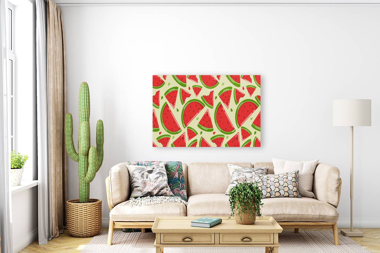 cute watermelon seamless pattern Reproduction