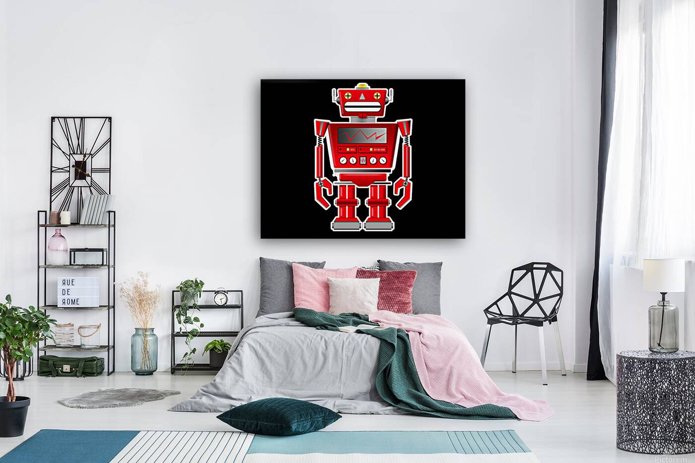 robot red machine Reproduction