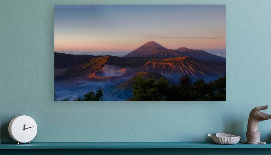 mountains volcano landscape Reproduction