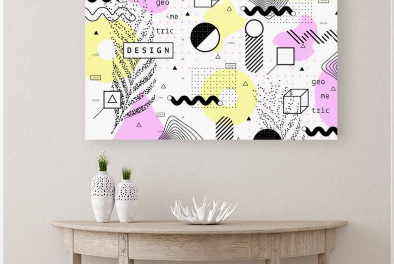 graphic design geometric background Reproduction