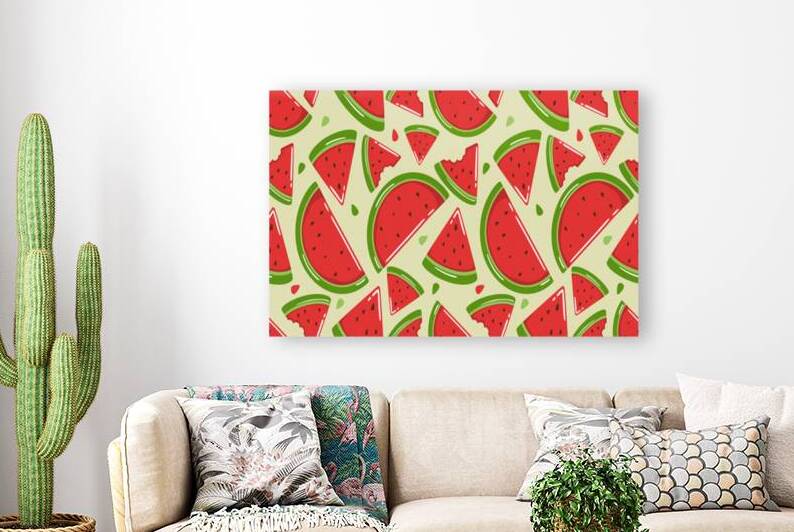 cute watermelon seamless pattern Reproduction