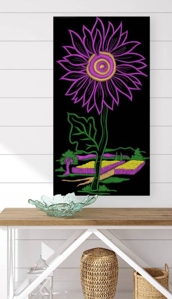 embroidery flower lace design Reproduction