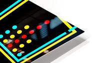 retro zigzags circle triangle HD Metal print