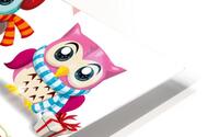 cartoon cute owl vector HD Metal print