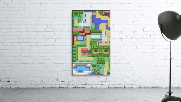 Pixel Map game Wall Preview