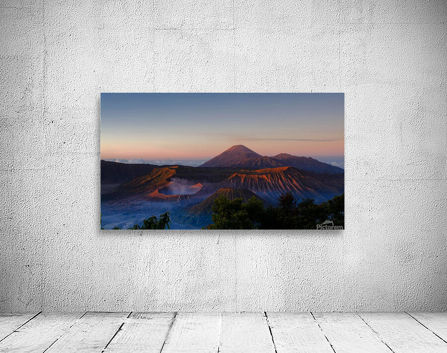 mountains volcano landscape Wall Preview