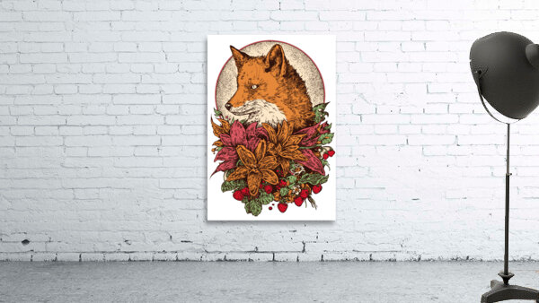 Brown fox Wall Preview