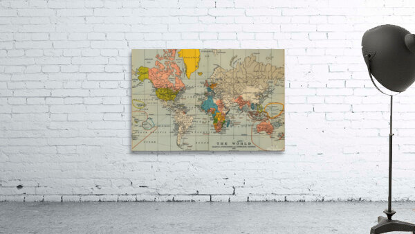 vintage world map Wall Preview