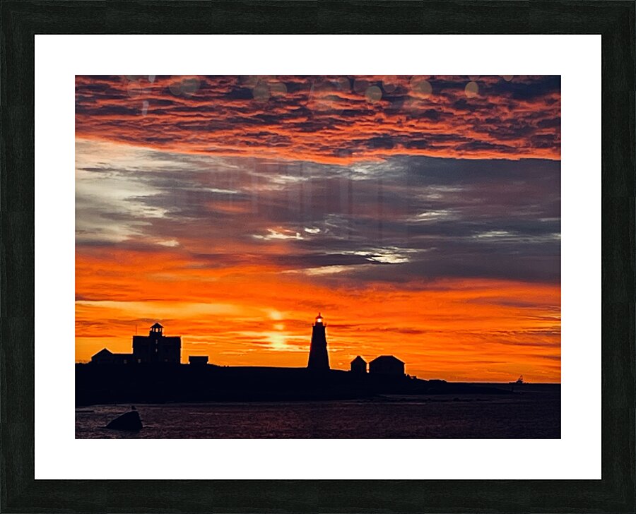 Point Judith-August Picture Frame print
