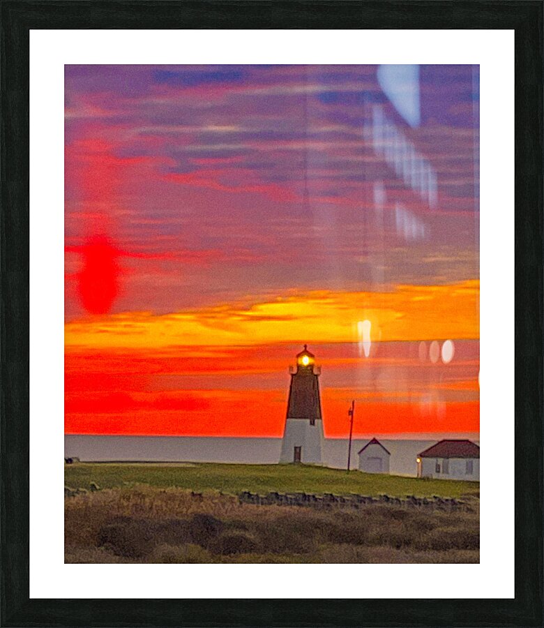 Point Judith-October Sun Picture Frame print