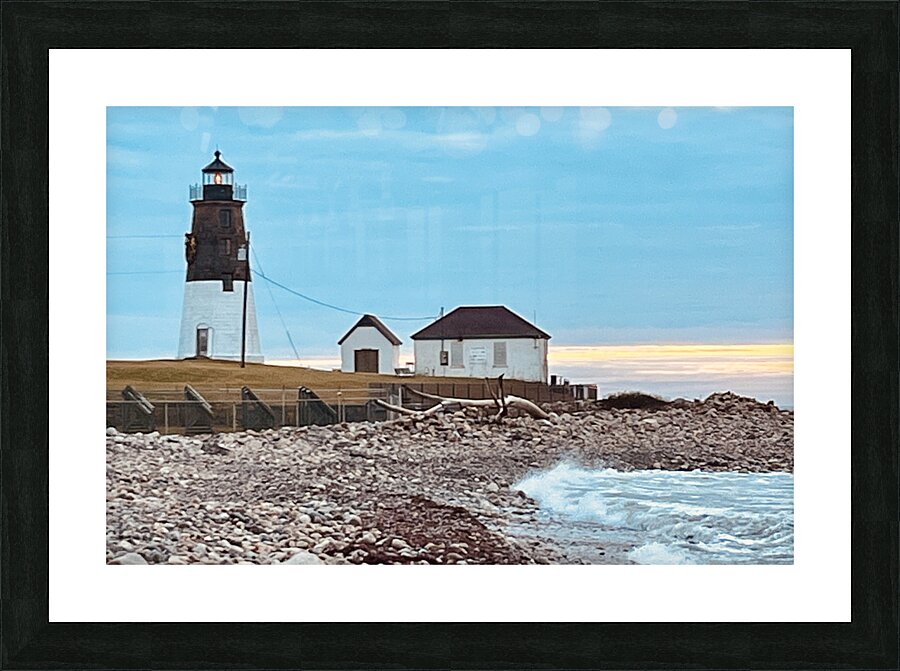 Point Judith-December Picture Frame print