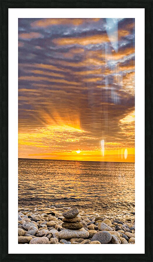 Thinking Rocks Picture Frame print