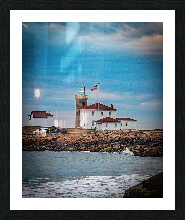 WatchHill Lighthouse Picture Frame print