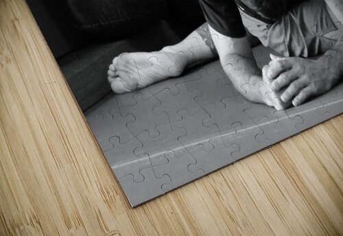 Man Stretching Leah McPhail puzzle