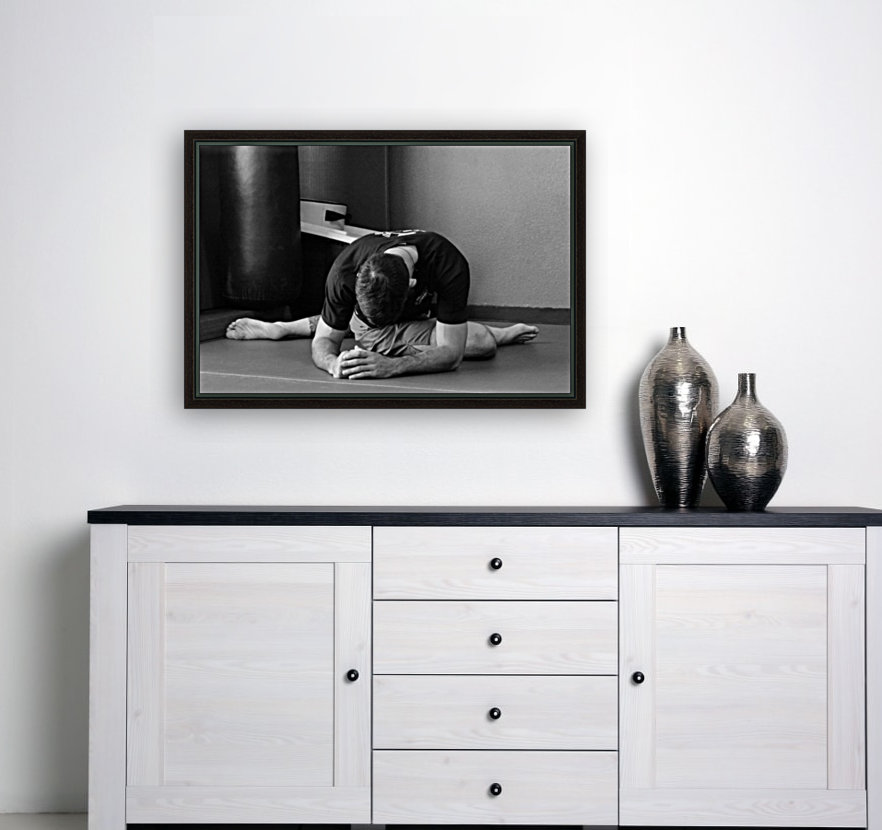 Man Stretching Reproduction