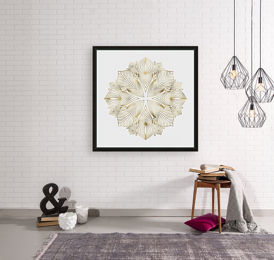 Gold Boho Mandala Reproduction