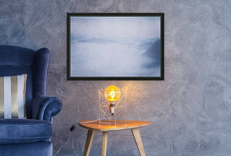 Sacred Cove Shrouded in Blue Mist by Leah McPhail