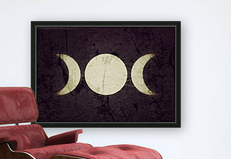 Triple Moon Goddess  by Leah McPhail