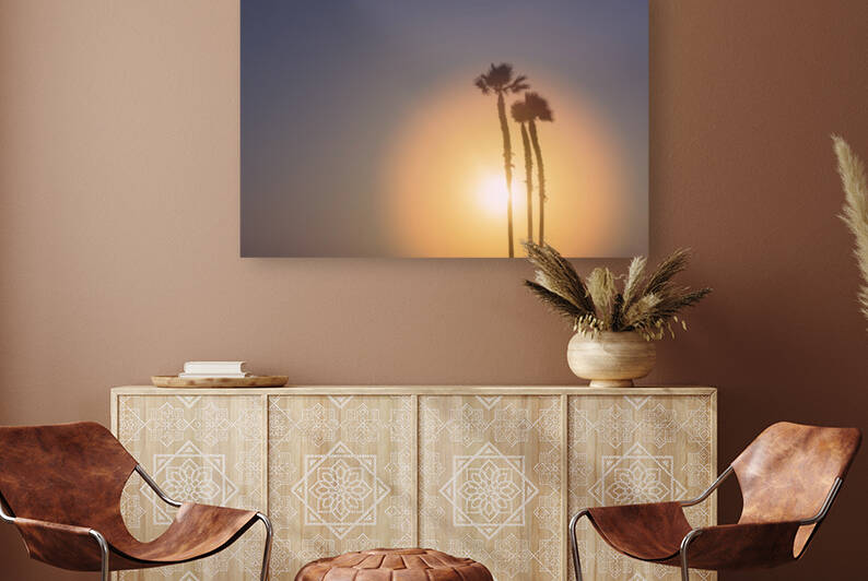Palm Tree Sunset by Leah McPhail