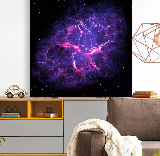 Purple Crab Nebula  by Leah McPhail