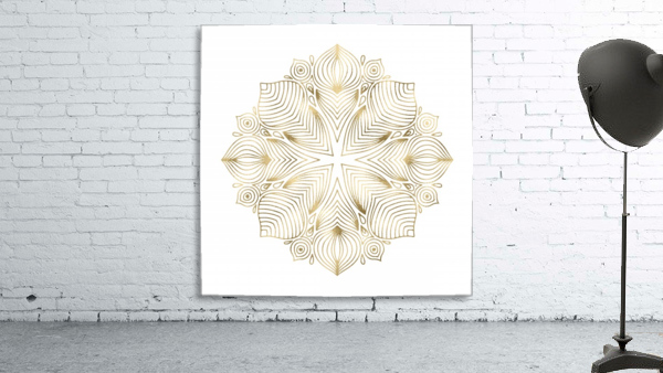 Gold Boho Mandala Wall Preview