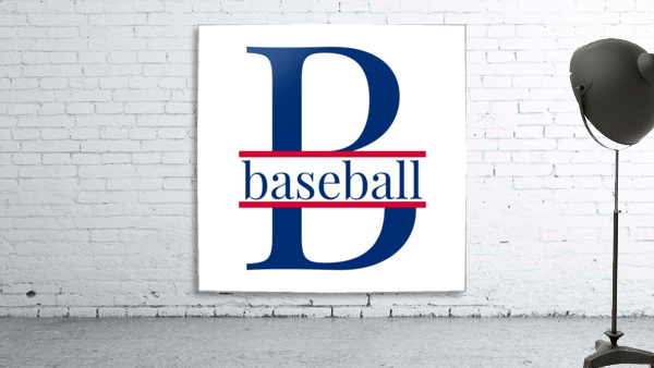 B is for Baseball  Wall Preview