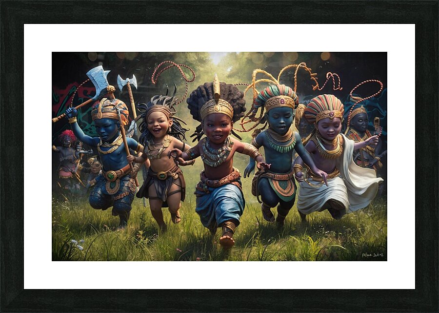 In training  Picture Frame print