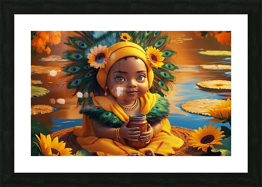 Sunflowers for Oshun Picture Frame print