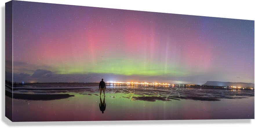 AURORA OVER SLIGO Canvas Print