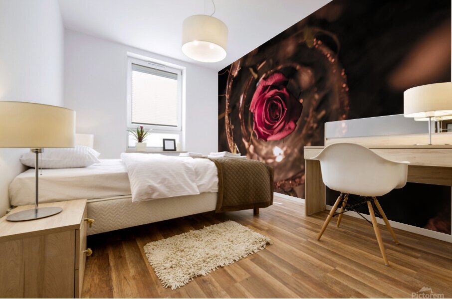 Burned Flower Mural print