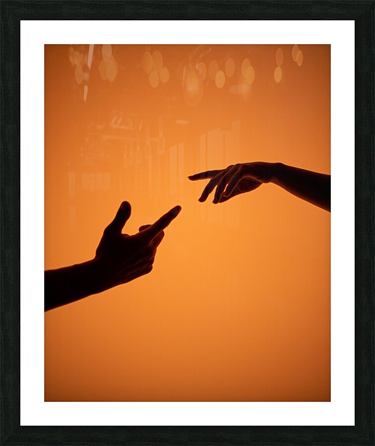 Connection Picture Frame print