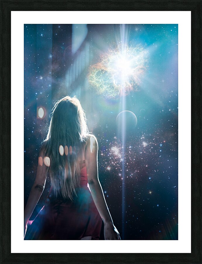 Supernova Picture Frame print