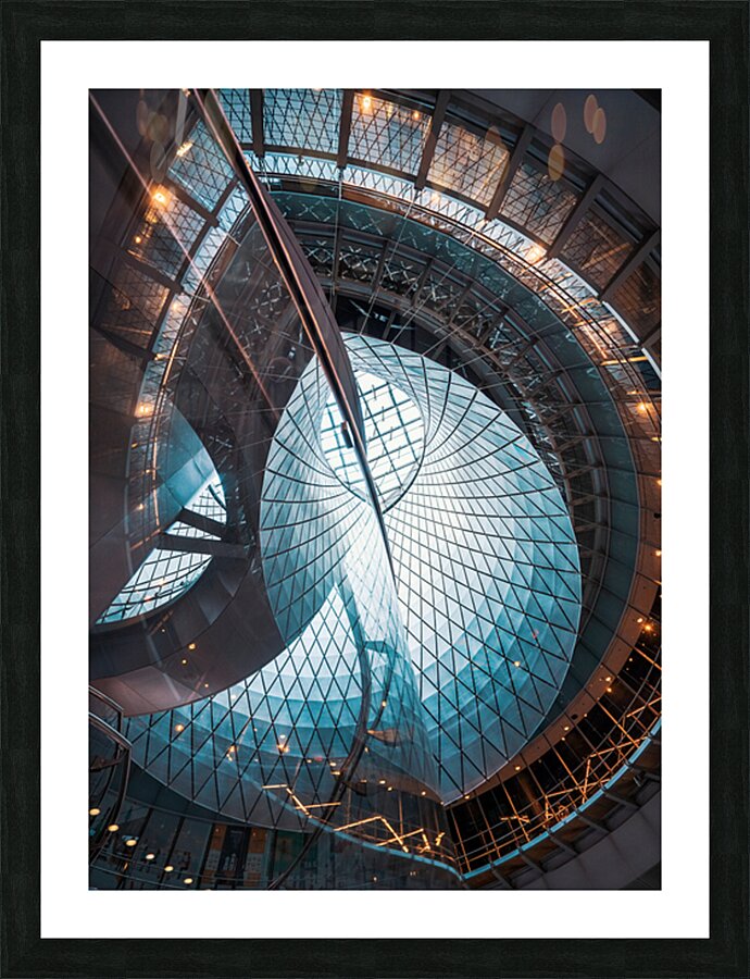 Reflection Building NYC 2 Picture Frame print