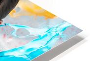 Rainbow Paint Splash HD Metal print