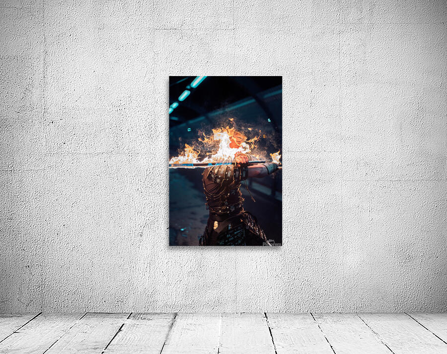 Flame ninja Wall Preview