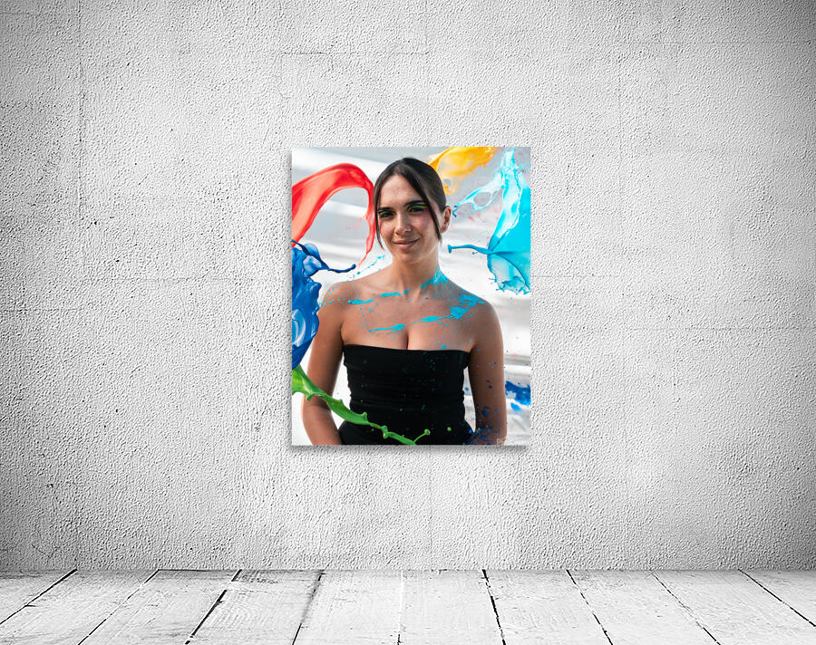 Rainbow Paint Splash Wall Preview