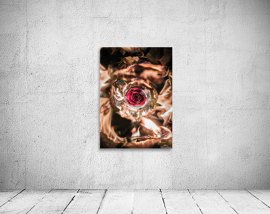 Flaming Flower Wall Preview