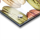 Macarons closeup Acrylic print