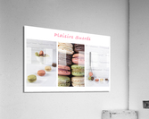 Triptyque Macarons Acrylic Print