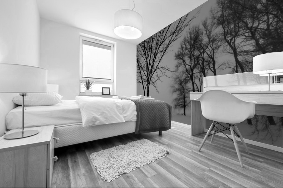 Winter trees Mural print