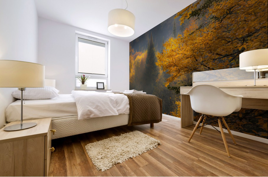 Brume matinale Mural print